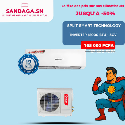 SPLIT SMART TECHNOLOGY 12000BTU INVERTER